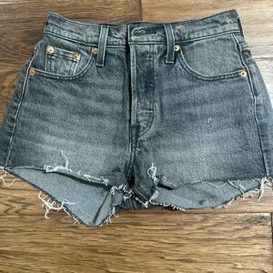 American Eagle Outfitters Frayed Hem Jean Shorts